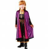 Disfarce Anna Deluxe Frozen 2 para menina vestido de cetim oficial