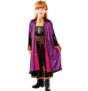 Disfarce Anna Deluxe Frozen 2 para menina vestido de cetim oficial