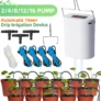 Dispositivo Automático de Irrigação por Gotejamento com 8 cabeças