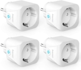 Mais barato! Pack de 4 tomadas inteligentes por 24,59€