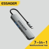 Essager USB C Hub 7 em 1 Tipo C