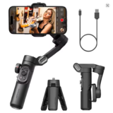 Estabilizador gimbal portátil de 3 eixos SmartXE para smartphone AI Rastreamento facial