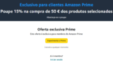 Poupe 15% em compras Amazon em + de 50€ [EXCLUSIVO PRIMES]