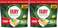 Fairy Cápsulas originais tudo em uma, limão, 200 cápsulas (embalagem de 2)