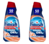 Finish All in 1 Max Power Gel detergente lava-louças desengordurante (100 lavagens) – 2 x 700 ml