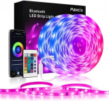 50% desconto! Fita LED RGB 20 mt Bluetooth + Comando por 15€