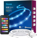 Fita LED RGB GOVEE de 10M, APP Bluetooth só 12,59€