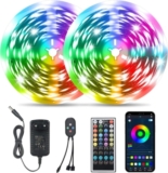 Pechincha Amazon! Fita LED RGB com 20 mt  (360 LEDs) + APP + Comando por 14€
