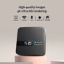 H20 Smart Android TV Box, Android 10, 2GB-8GB, 4K Voice Assistant