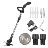 12V Lawn Pruning Grass Trimmer Cordless Weed-Wacking Machine(2 Batteries)