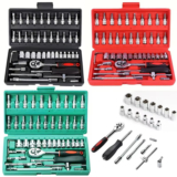Conjunto de 46 chaves de roquete de 1/4″ com estojo [Portes grátis para novos utilizadores]