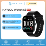Haylou S6 Smartwatch – Relógio Inteligente 2,01″ HD, Chamadas Bluetooth, IP68, Monitorização Fitness