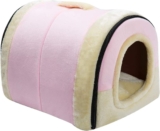 Hollypet Cama para gato e cães pequenos, dobrável 2 em 1