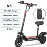 IX5 Trotinete Elétrica 17.5Ah 1000W Velocidade Max 45 Km/h