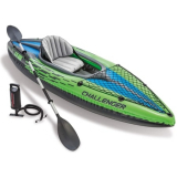 Kayak Insuflável Intex Challenger K1 com Remo e Bomba