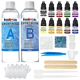 Kit Resina Epóxi 385 g / 360 ml com acessórios desde Amazon por 17€