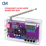 Kit eletrônico de rádio fm diy, 87-108mhz, frequência ajustável
