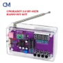 Kit eletrônico de rádio fm diy, 87-108mhz, frequência ajustável