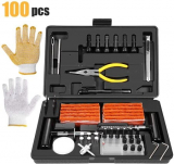 Desconto Amazon! Kit 100 peças para reparação de pneus a 15,23€