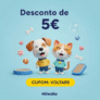 A Kiwoko Oferece 5€ desconto em todo o site/app
