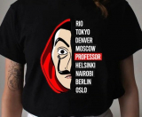 T-Shirts unisexo alusivas A casa de papel só 4,5€ com envio grátis