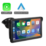 Ecrã de 7″ com CarPlay, Android Auto e MirrorLink