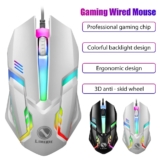 Rato gaming RGB 1200DPI com fios