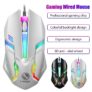 Rato gaming RGB 1200DPI com fios