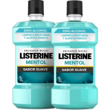 2 X 1000 ml Listerine Elixir Bucal Hálito Fresco só 8,96€