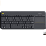 Logitech Teclado sem fios com touchpad, K400 Plus