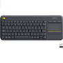 Logitech Teclado sem fios com touchpad, K400 Plus