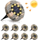 Pack de 8 Luzes solares exterior com 8 LEDs cada por 18,90€