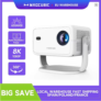 Magcubic 1080p 650ansi 8k android14 projetor com foco de correção keystone automática wifi6 bt5.4