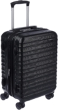 Mala de viagem rígida giratória, Preto, 55 cm | Amazon Basics