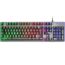 Mars Gaming MK220, Teclado Gaming Híbrido H-Mech, Iluminação FRGB
