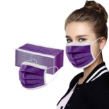 50 Máscaras de tecido descartáveis de 3 capas por 1,88€