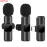 Microfone Sem Fios plug-and-play Tipo C