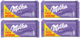 Milka Chocolate de leite dos Alpes, pack poupança de [4 x 3 x 90g]