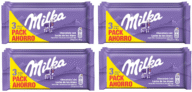Milka Chocolate de leite dos Alpes, pack poupança de [4 x 3 x 90g]