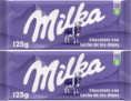 Milka Tableta de Chocolate com leite dos Alpes, 2x125g