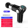Mini pistola de massagens musculares portátil com 2000 mAh de bateria
