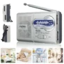 Mini rádio FM portátil rádio AM FM operado por bateria