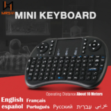 Mini teclado sem fios i8 2.4G