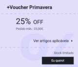 Voucher de 25% desconto Miravia | Stock Limitado