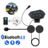 Headset bluetooth para capacetes, kit mãos-livres sem fios