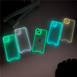 Capa de silicone macio com luz noturna para iPhone 14 Plus 13 12 11 Pro Max XS XR X 14Pro 13Pro 14 Plus IPhone14 i14