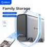 ORICO caixa Backup automático Acesso remoto NAS, (Max Disco 20TB, não Incluído)