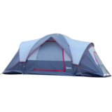 Outsunny Tenda de Campismo para 5-6 Pessoas Impermeável