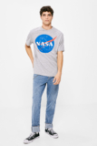 Springfield Logo Nasa t-shirt para homem