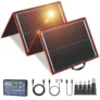 Painel solar portátil Dokio de 160 W com controlador de 12V